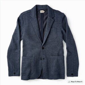 Faherty Brand Inlet Knit Blazer L